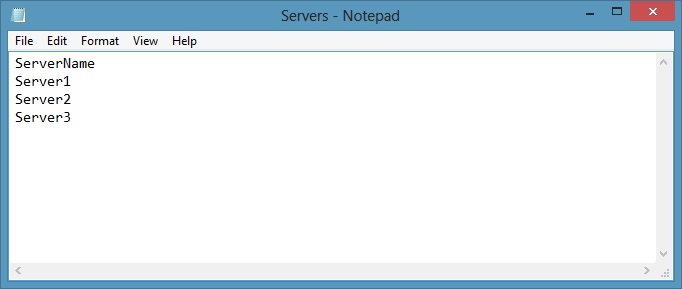 notepadserverlist